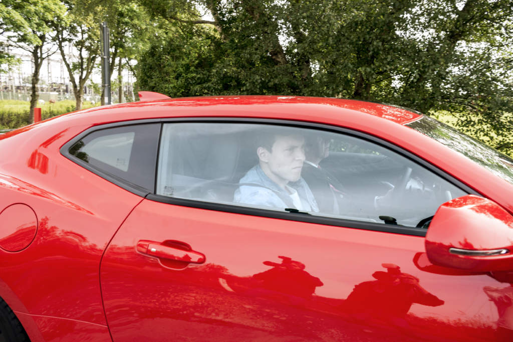 victor nilsson lindelf, fotbollsspelare sverige, skriver p fr manchester united, anlnder till trningsanlggningen aon training complex i manchester.